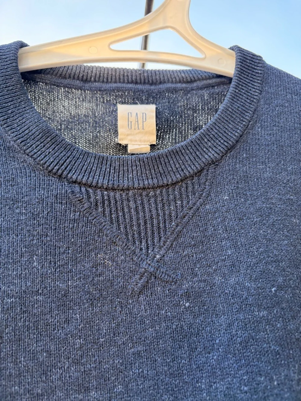 GAP Sweater Blue Mens size Small - Picture 3 of 4